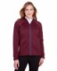 Ladies Flux 2.0 Full-Zip Jacket Burg Hth/ Oly Bl