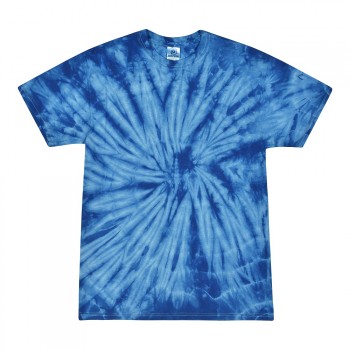 Wholesale Adult Spider Royal Tie Dye T-Shirt | The Adair Group