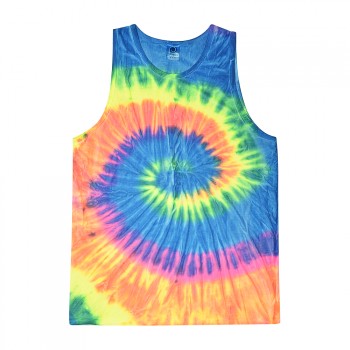 Adult Neon Rainbow Tank Top