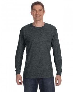 Charcoal Hthr|Adult Long Sleeve T