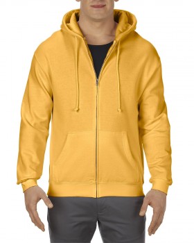 Gold Size 3XL Adult Zipper Hood