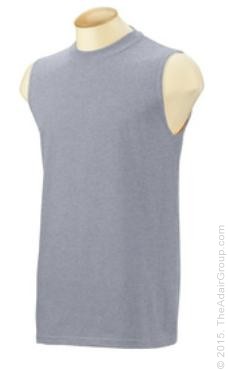 Heather Grey| Sleeveless T-Shirt