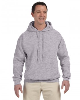 English  Heather Grey Adult Pullover Hood
