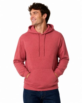 Hthr Scarlet Red|Adult Pullover Hood
