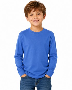Soft Royal | Kids Long Sleeve T