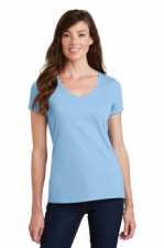 Blue Iris|Ladies Relaxed V-Neck