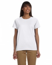 White Ladies Relaxed Fit Tee