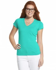 Caribb Fitted V-Neck|Ladies T-Shirt